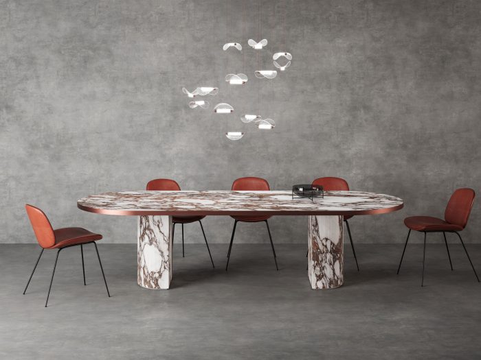 Tavolo Mezzaluna SemiColonna