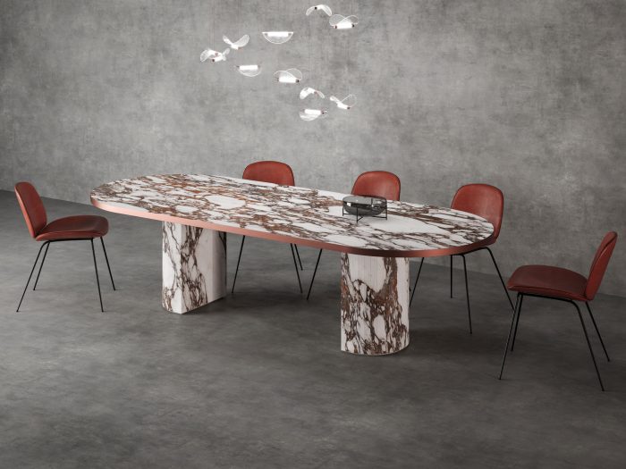 Tavolo Mezzaluna SemiColonna