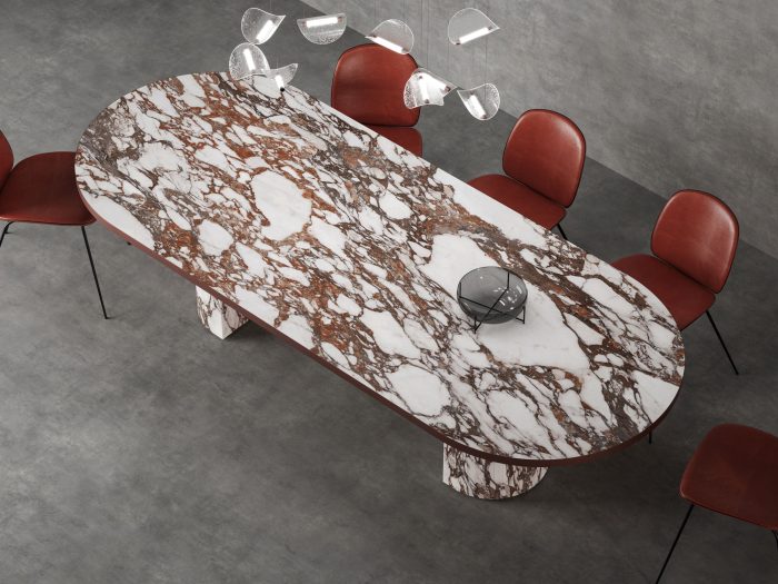 Tavolo Mezzaluna SemiColonna