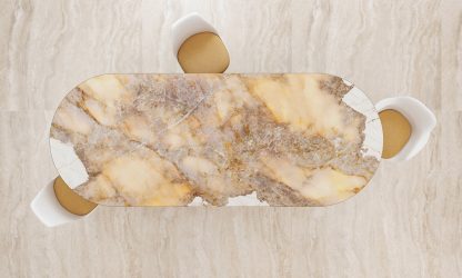 Tavolo Mezzaluna Obelisco gallery image 11