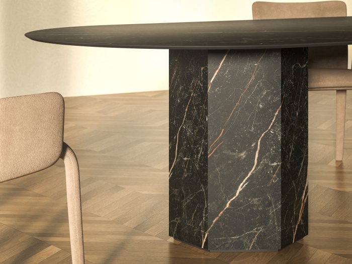 Tavolo Mezzaluna Alveo